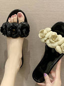 Camellia Flat Slippers