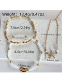 Shell And Starfish Element Anklet