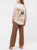 Unique Tropical Jungle Tiger Unique Print Long Sleeve Loose Shirt