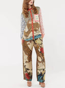 Unique Tropical Jungle Tiger Unique Print Long Sleeve Loose Shirt
