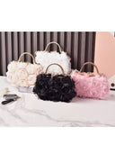 Three-dimensional Flower Handbag