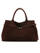 Vintage Nubuck Leather Tote Bag