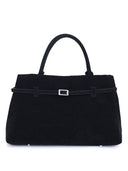 Vintage Nubuck Leather Tote Bag