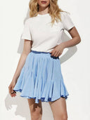 Ruffled Hem Mini Skirt