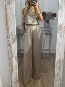 Casual Vest And Trousers Two-piece Set