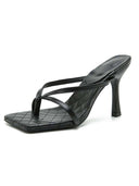 Minimalist style High-heel Slippers