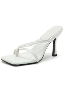 Minimalist style High-heel Slippers