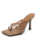 Minimalist style High-heel Slippers