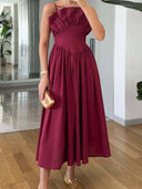 Vintage Tube Top Suspender Dress