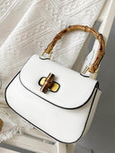 Retro Bamboo Shoulder Crossbody Handbag