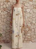 Sling Printed Maxi Dress