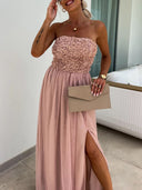 Casual Fashion Slit Maxi Dress