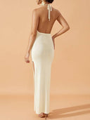 Hollow Knit Bikini Cover-up Sun Protection Suit