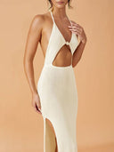 Hollow Knit Bikini Cover-up Sun Protection Suit
