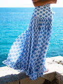 Sweet Heart Print Bowknot One-Piece Swimsuit Set