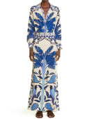 Unique Palm Tree Flower A-line Skirt
