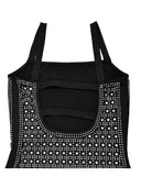 Rhinestone Slim Sling Mini Dress