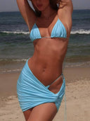 Two-way bikini three-piece set