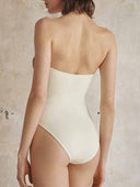 Hollow Stitching Three-color Sexy One-piece Swimsuit