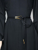 Simple And Versatile Leather Waist Rope