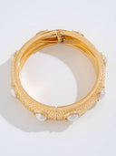 Exaggerated Smooth Hug Irregular Geometric Wide-Edge Spring Bracelet