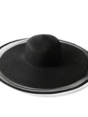 Mesh splicing Beach Seaside Vacation Straw Hat