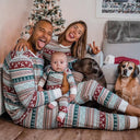 Merry Christmas Family Matching Pajamas Set Grey Christmas Pajamas