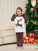 Christmas Checkered Deer Fmalily Matching Pajamas Sets