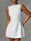 Backless Sleeveless Mini Dress