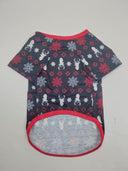 Red Christmas Snow Deer Fmalily Matching Pajamas Sets (with Pet's dog clothes)