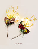 Faun Deer Antler Christams Reindeer Headband