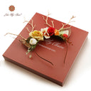 Sunset Terracotta Christmas Reindeer Headband