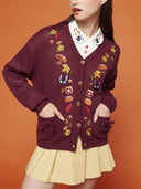 Classic Her Space Witch's Delivery Service Autumn Cardigan