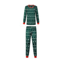 Green Christmas Tree Patterned Family Matching Pajamas Sets