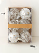 Christmas Painted Balls Christmas Tree Decoration Set