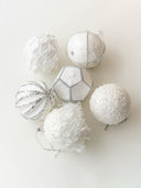 6Pcs Christmas Ball Painted Ball Christmas Tree Window Decoration