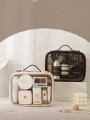 Transparent PU Portable Makeup Bag
