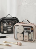 Transparent PU Portable Makeup Bag