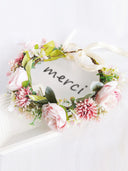 Blush Dahlia & Light Pink Roses