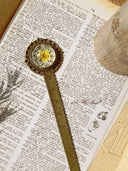 Cherry Blossoms Retro Metal Bookmark