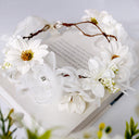White Lace Flower Crown