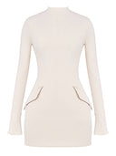Vintage Cream Mini Dress