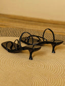 French Clip-On Fine Heeled Back Tripping Strap Two Wear Shoes