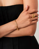 Timepiece Link Chain Bracelet | 18ct Gold Plated