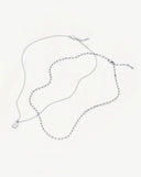 The Effortless Necklace Set | Platinum Plated