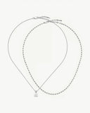 The Effortless Necklace Set | Platinum Plated