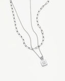 The Effortless Necklace Set | Platinum Plated