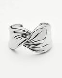 MARKGONG Draped Statement Cuff | Silver Plated