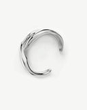 MARKGONG Draped Statement Cuff | Silver Plated