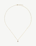 Solid Gold December Birthstone Pendant Necklace | 14ct Solid Gold/Tanzanite